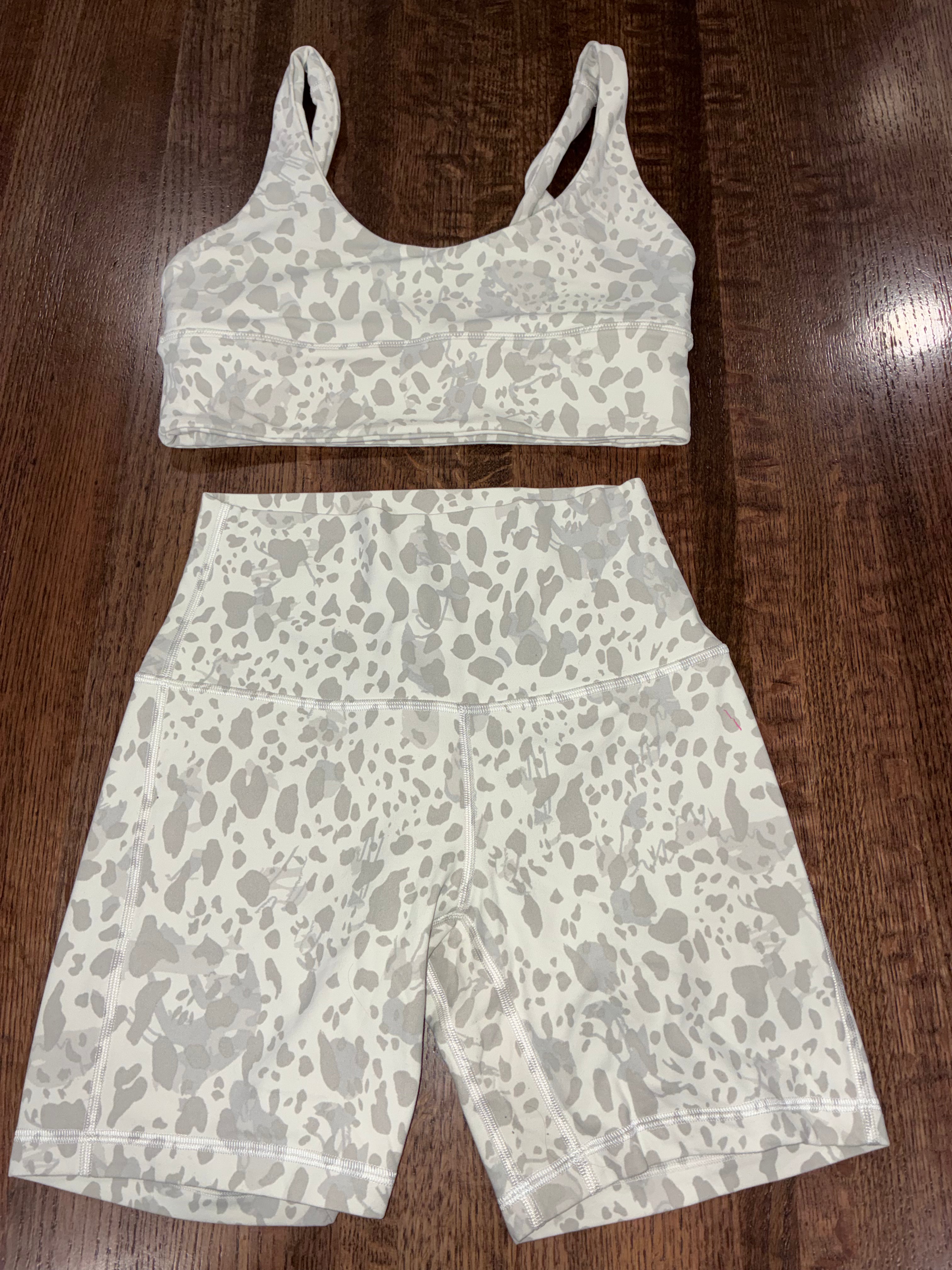Lululemon Align Reversible Bra in Size 6 NWOT & Lululemon Align High-Rise 6” Shorts Size 4 NWOT