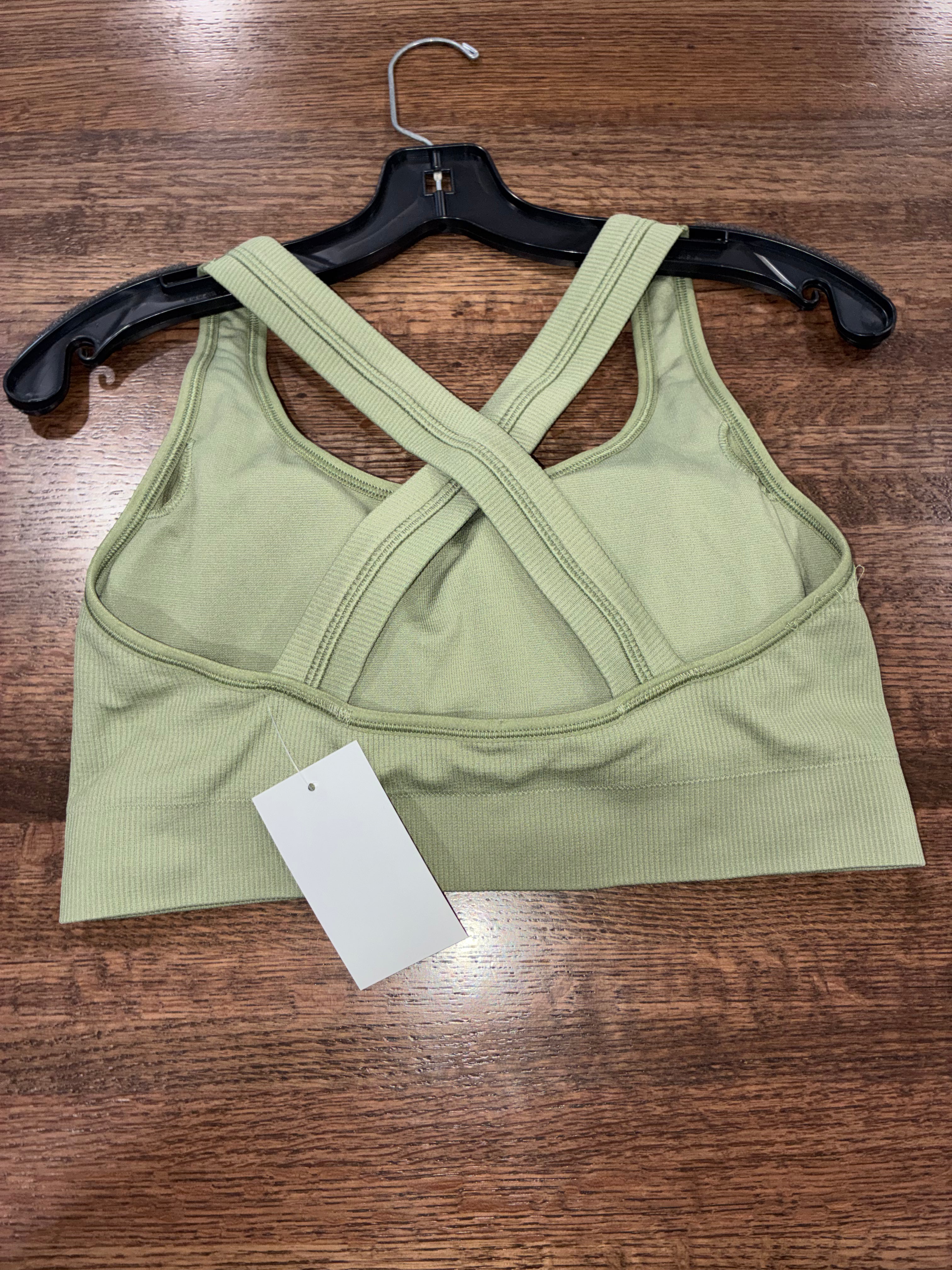 Athleta Padded Ribbed Sports Bra Size Medium