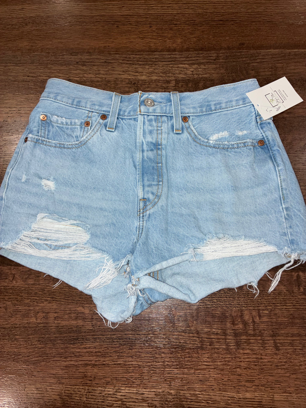 Levi’s Women’s 501 Buttonfly Shorts Size 27