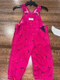 Osh Kosh Girls Vintage Corduroy Overalls Size 9 Months
