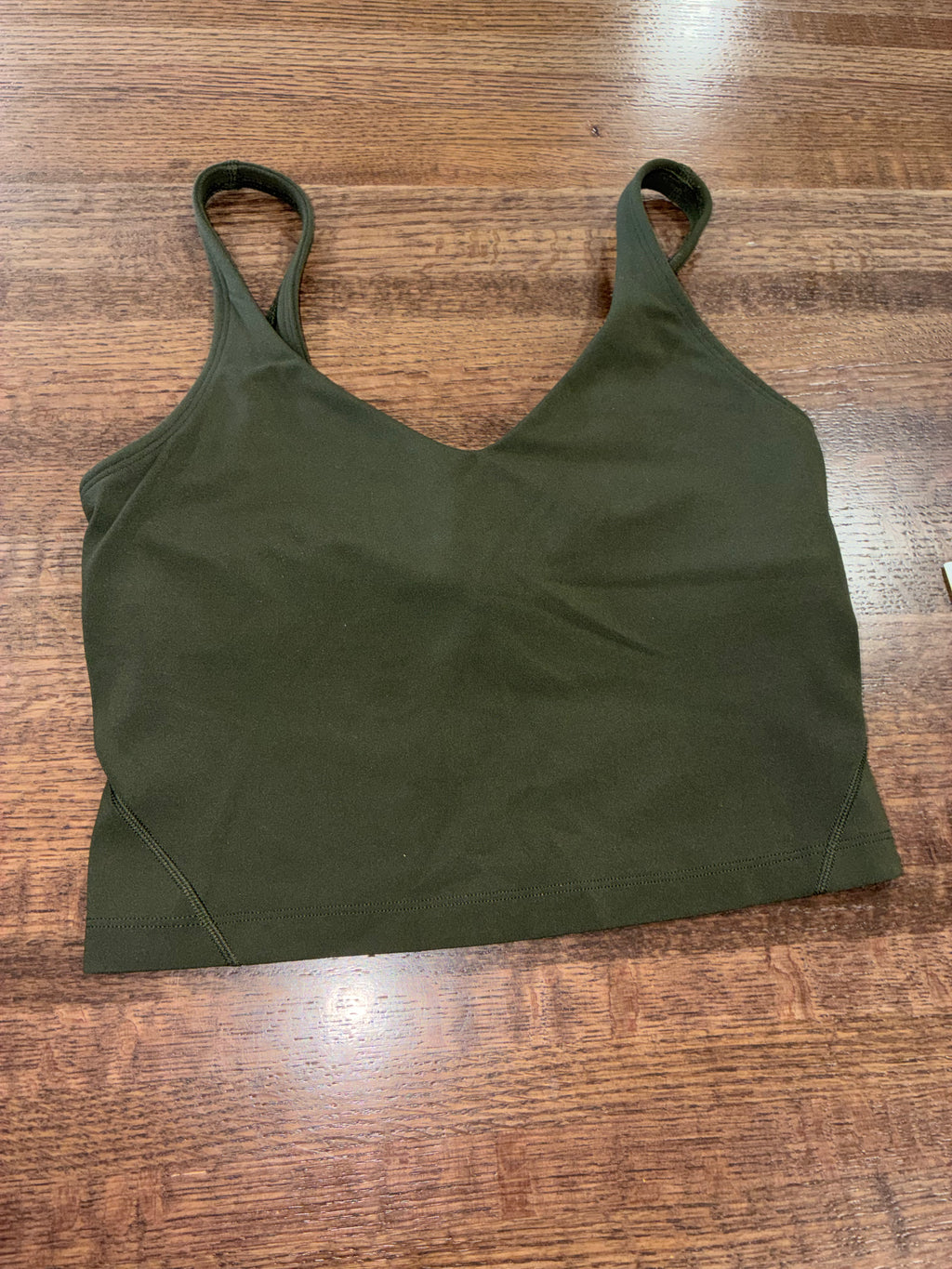 Lululemon Women's Padded Olive Green Bra