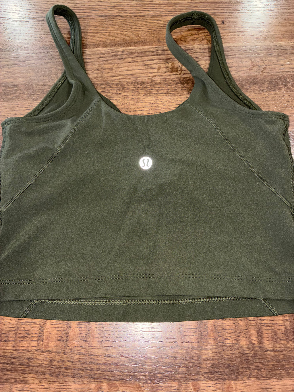 Lululemon Women's Padded Olive Green Bra