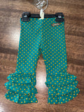 Matilda Jane Moments With You "Community Garden" Ruffle Leggings 6-12 Months NWT