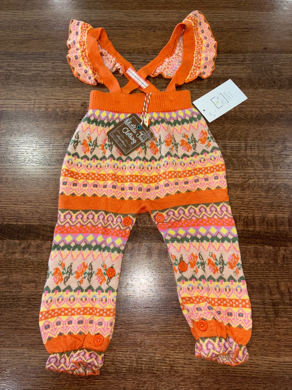 Matilda Jane Pumpkin Pie Romper NWT