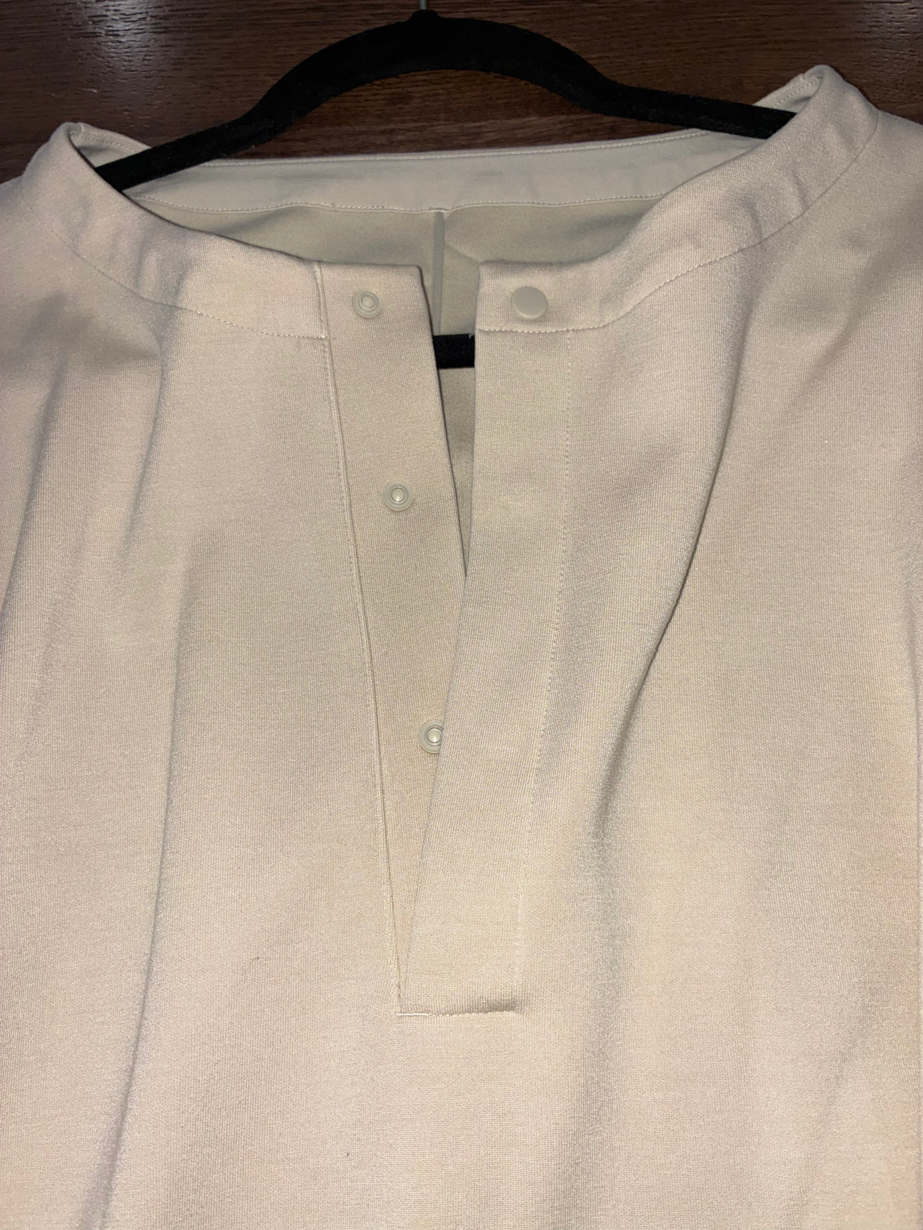Lululemon Mens Softstreme Oversized-Fit Long-Sleeve Henley Pullover Size XL
