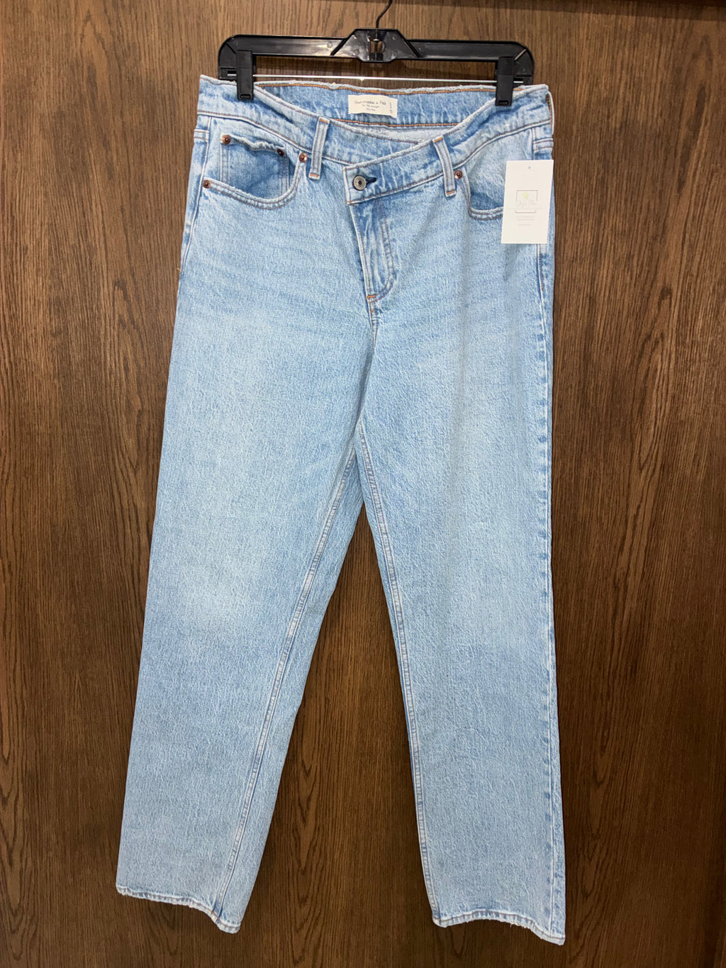 Abercrombie & Fitch The 90’s Straight Mid Rise Jeans Size 31 Long