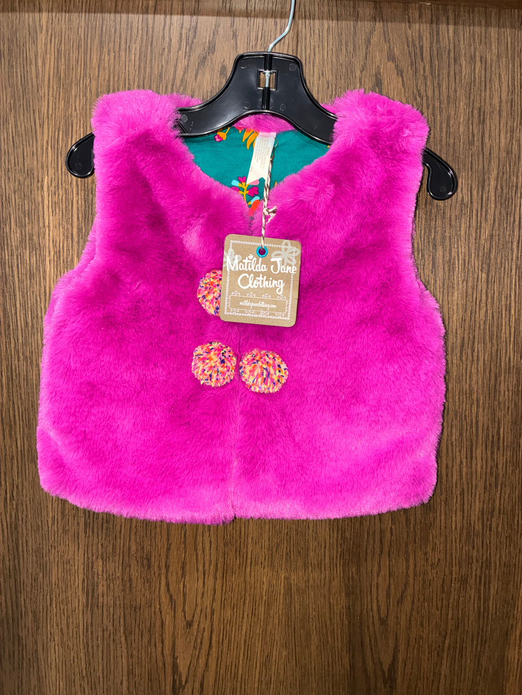 Matilda Jane Girls Moments with you Good to Faux Vest size 2 NWT