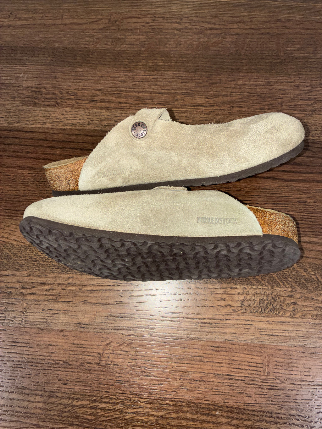 Birkenstock Kids Boston Taupe Clogs Size 3 3.5 EU 42