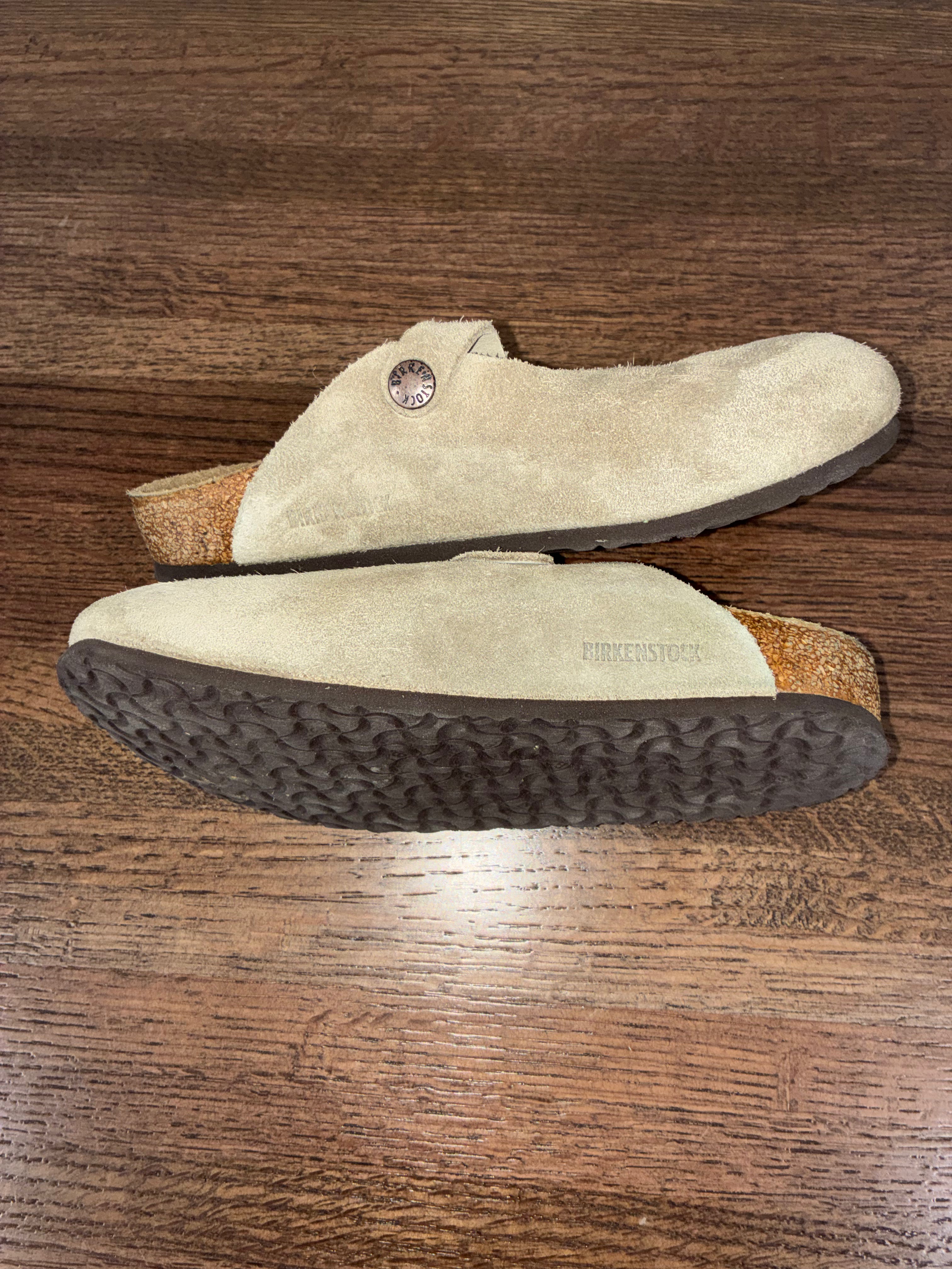 Birkenstock Kids Boston Taupe Clogs Size 3 3.5 EU 42