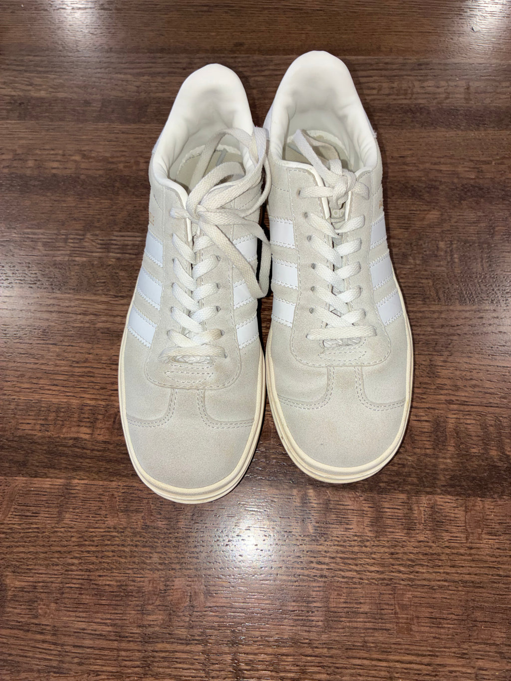 Adidas Originals Gazelle Bold Grey White Platform Shoes Women's Size 6 Sold Out Online