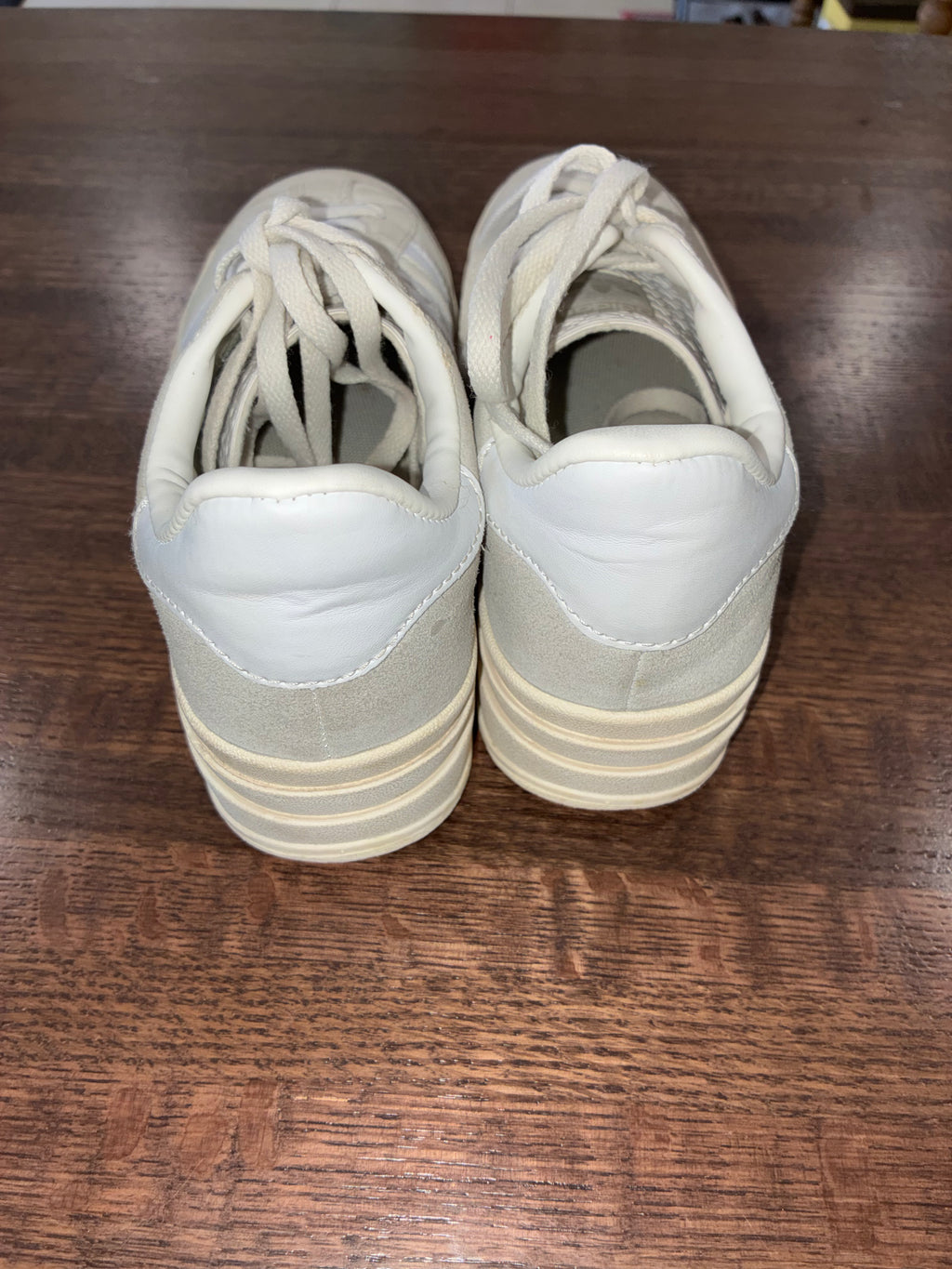 Adidas Originals Gazelle Bold Grey White Platform Shoes Women's Size 6 Sold Out Online