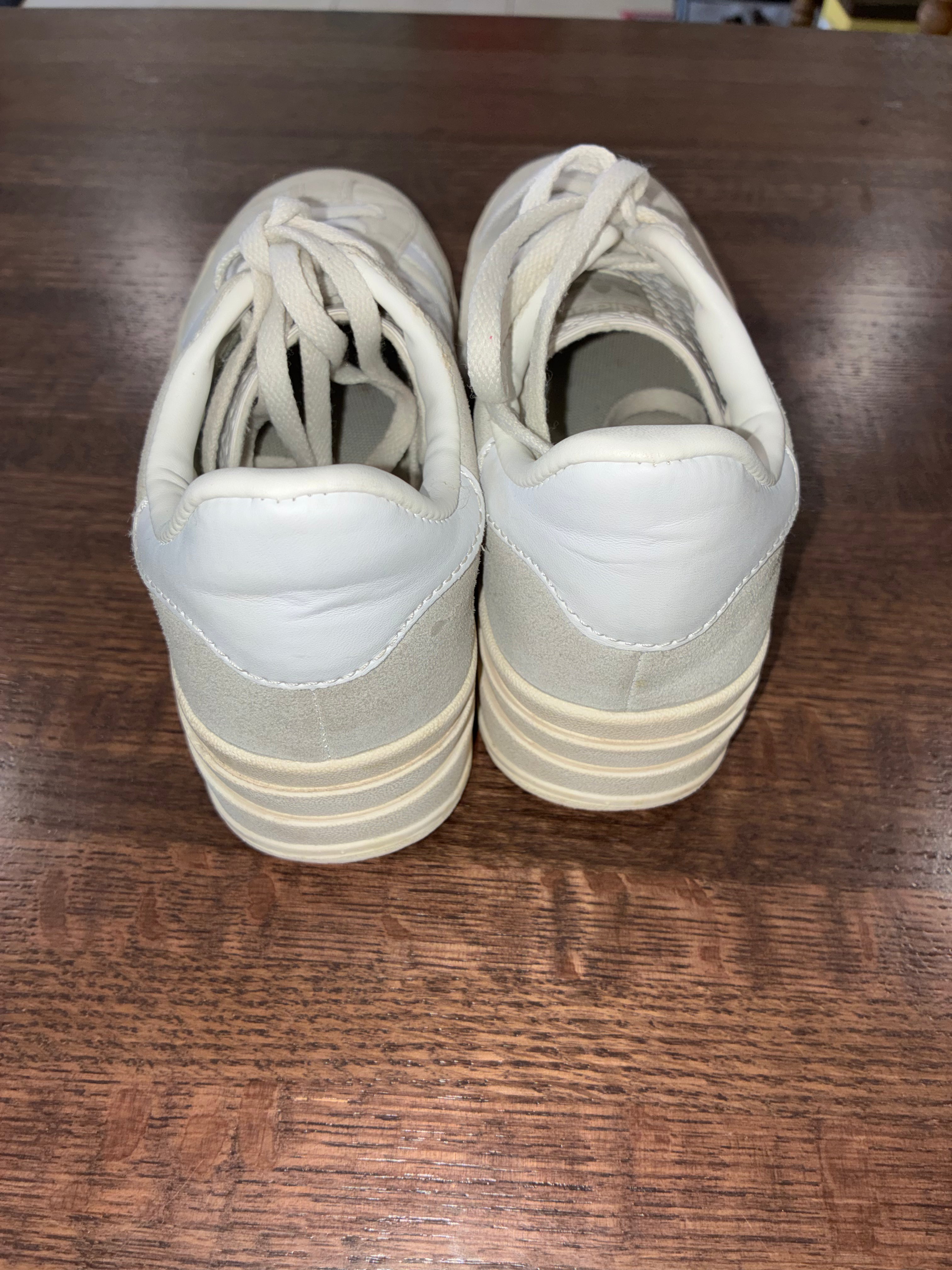 Adidas Originals Gazelle Bold Grey White Platform Shoes Women's Size 6 Sold Out Online