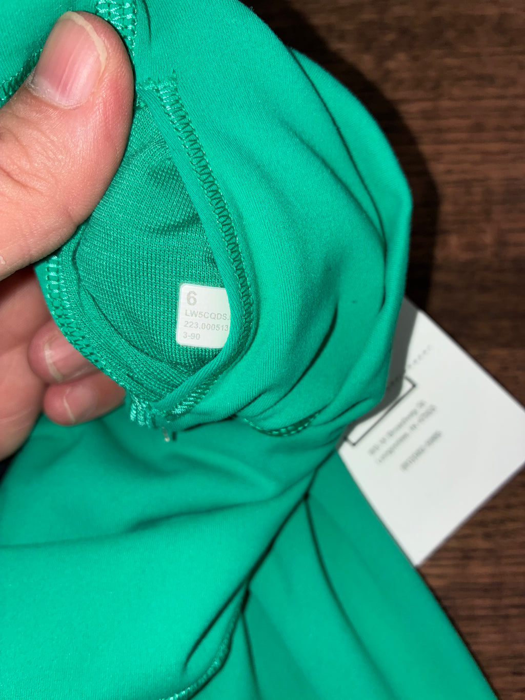 Lululemon Wunder Train High-Rise Tight Kelly Green 25" Size 6