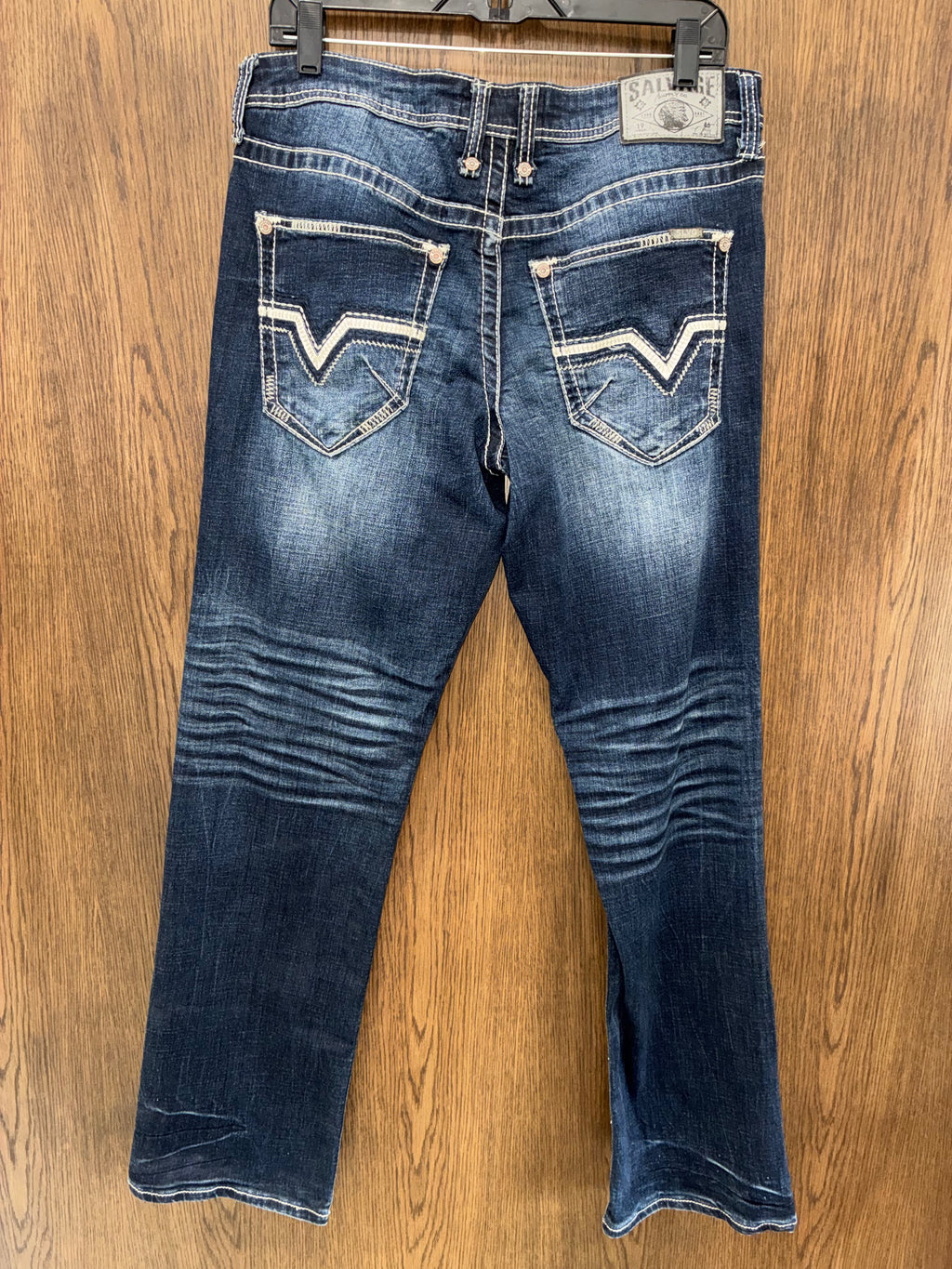 Buckle Salvage Anarchy Straight Jeans 31 Regular New Condition