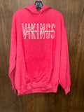 Barr-Reeve Unisex Vikings Hoodie Size XL Like New Condition Smoke