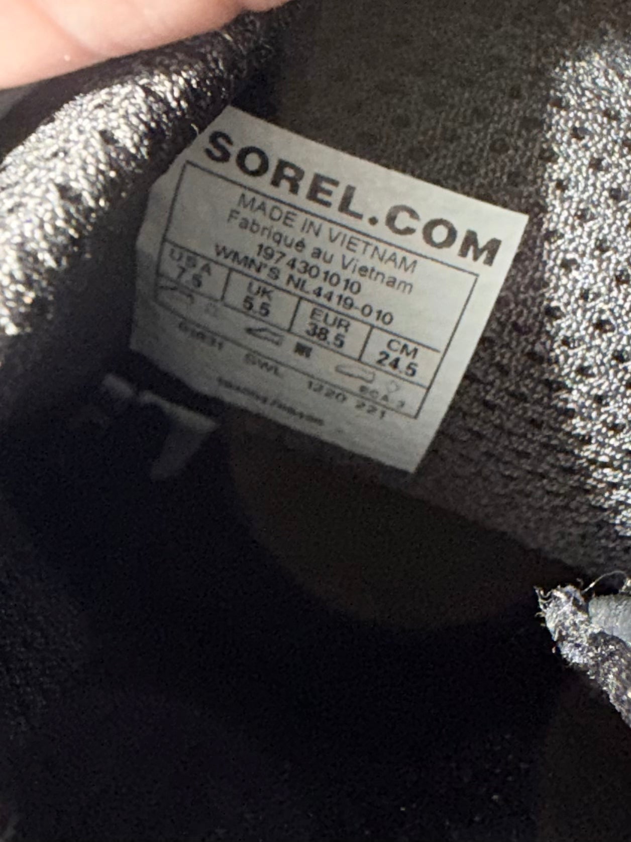 Sorel Women's Lennox Street NL4419-010 Black Waterproof Ankle Snow Boots Sz 7.5 New