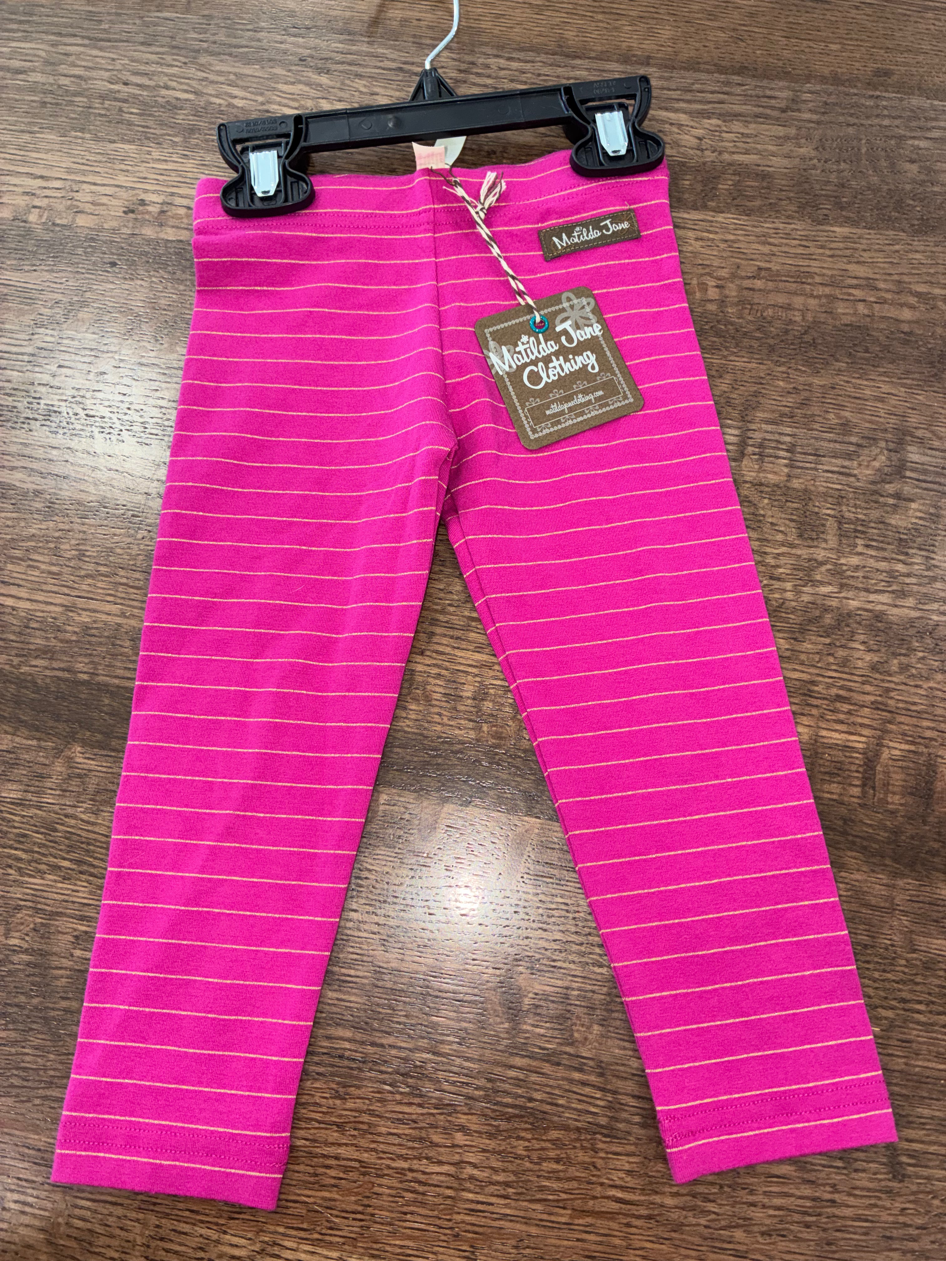 Matilda Jane Girls Moments With You Back-to-School “Best of All” Benny Leggings Size 2 NWT