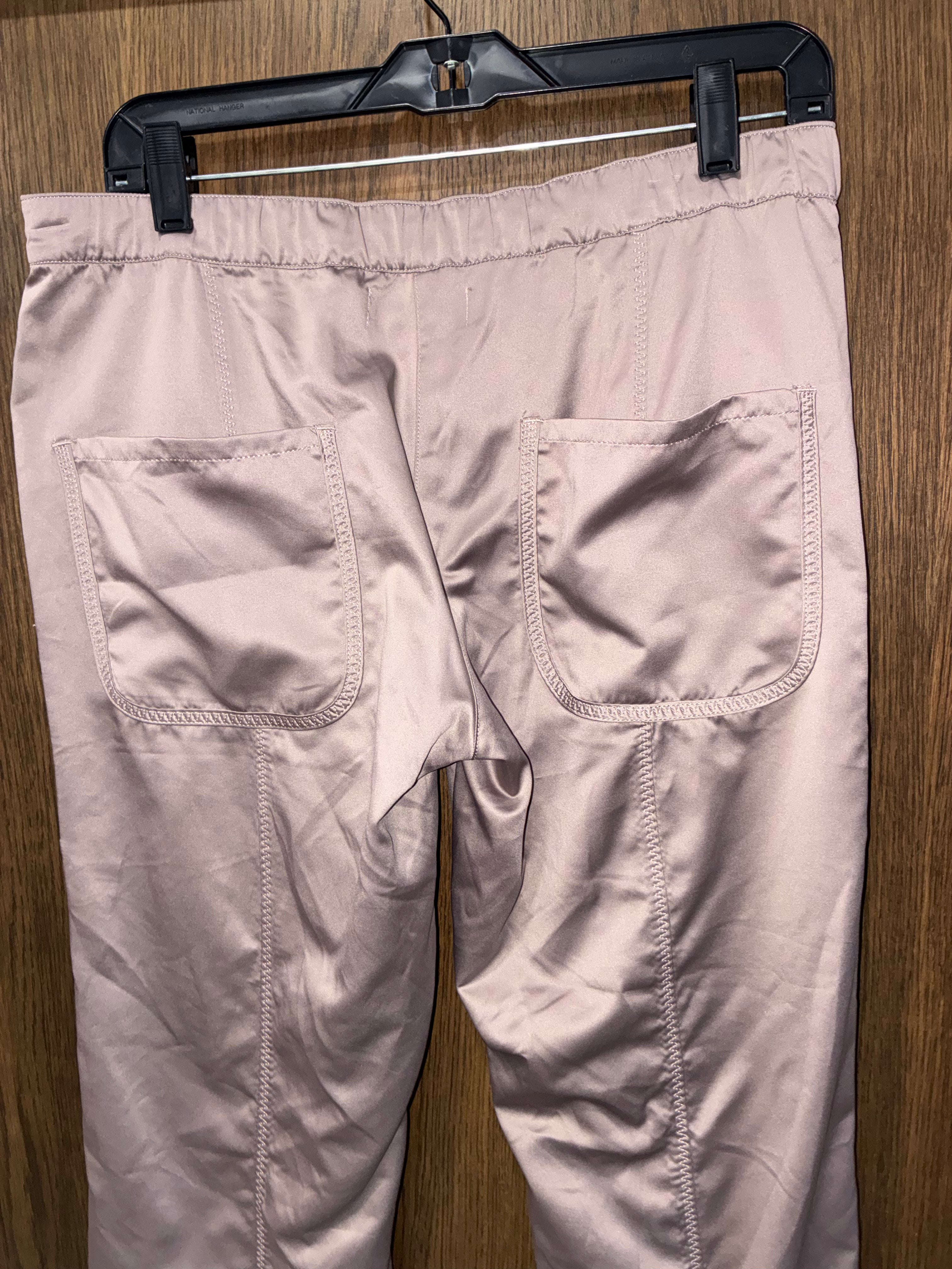 Adidas by Stella McCartney Women’s Satin Cargo Track Pants Pink Size Small