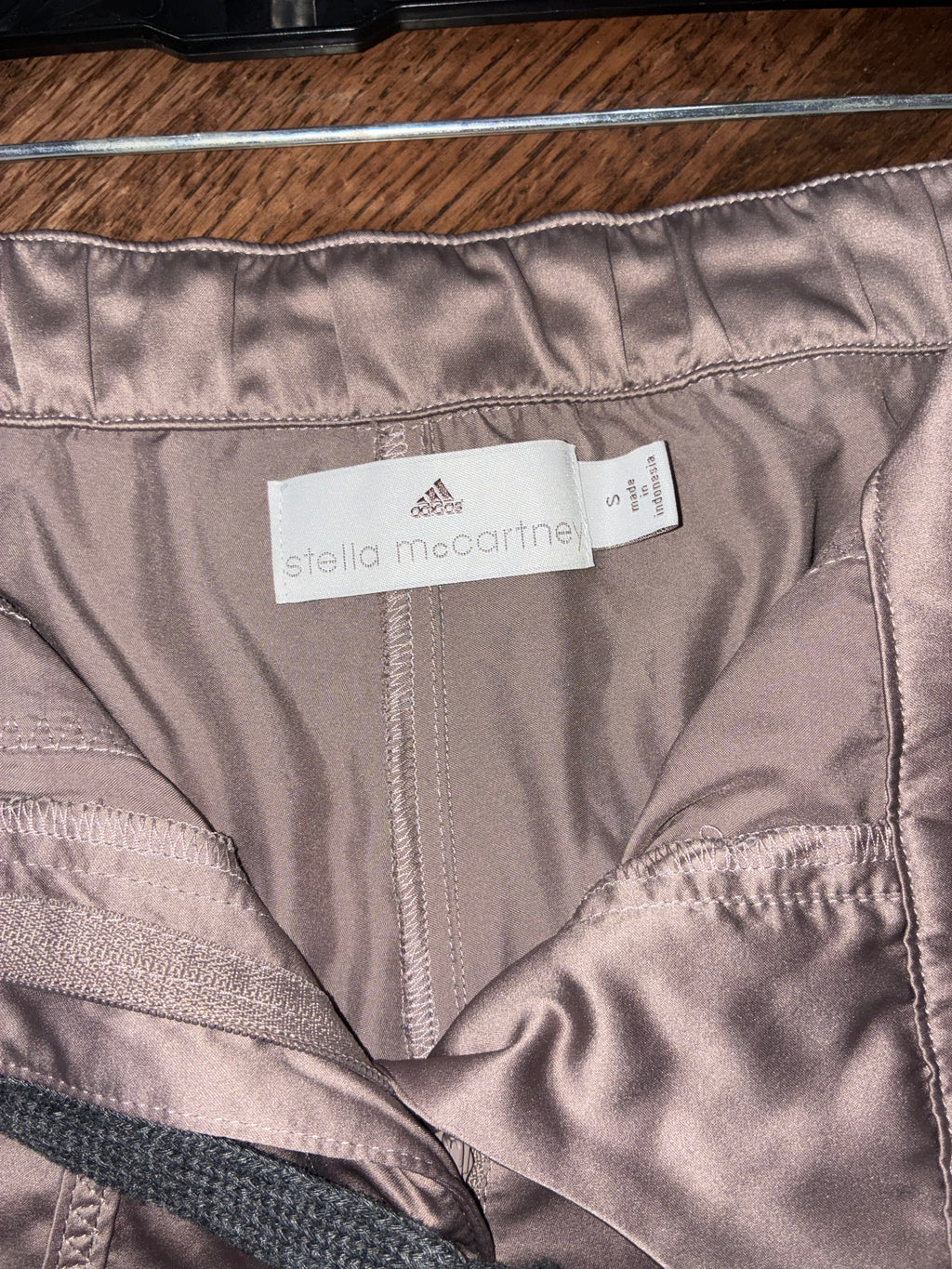 Adidas by Stella McCartney Women’s Satin Cargo Track Pants Pink Size Small