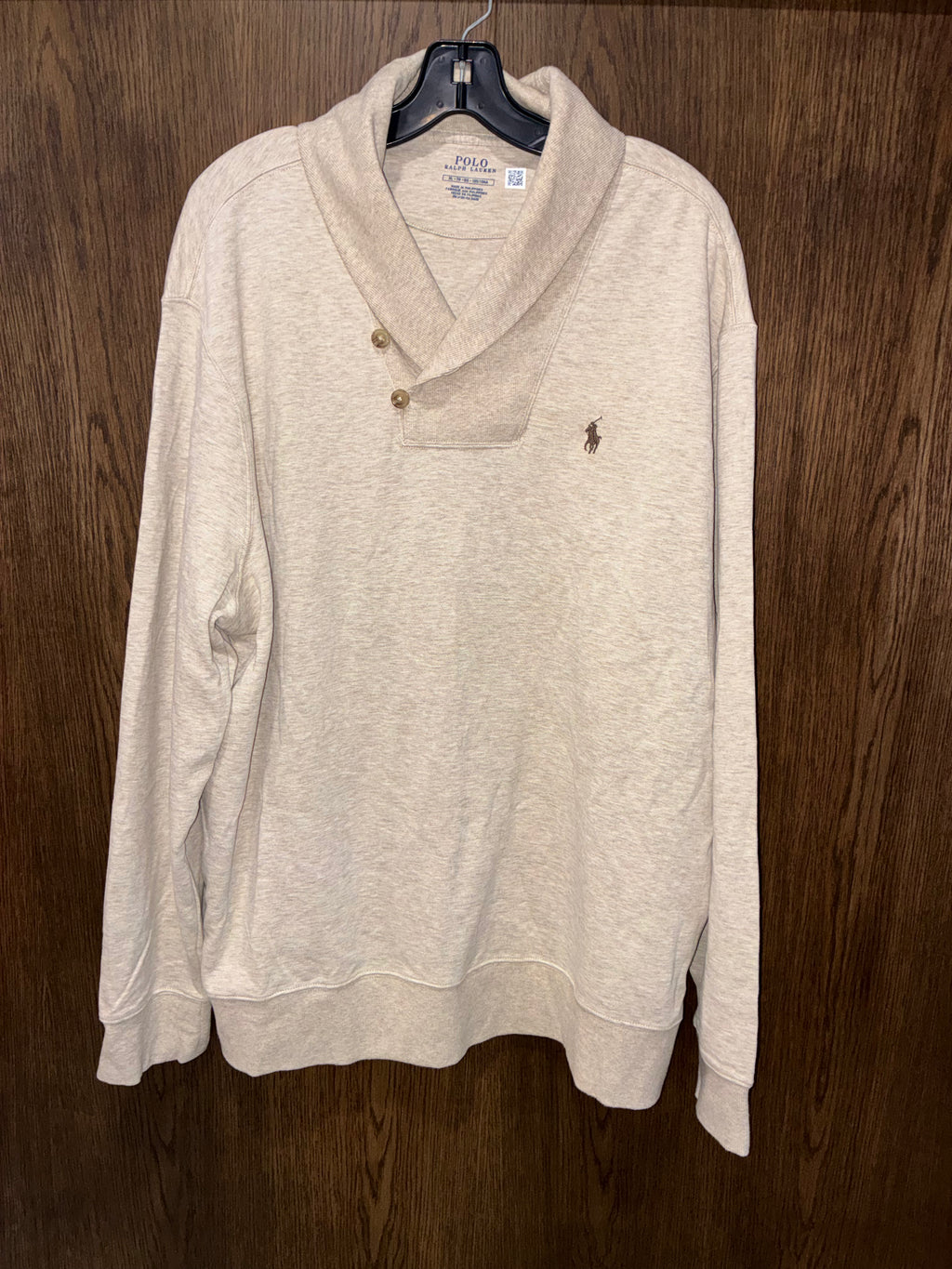 Polo Ralph Lauren Men’s Luxury Jersey Shawl Collar Pullover Size XL