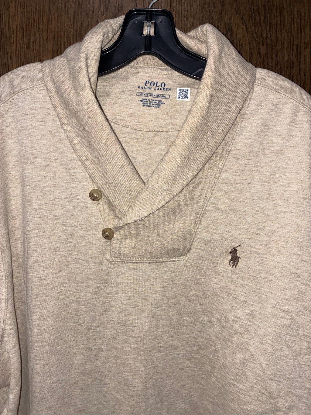 Polo Ralph Lauren Men’s Luxury Jersey Shawl Collar Pullover Size XL
