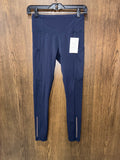 Lululemon Tight Stuff Tight II 25” Leggings Midnight Navy Reflective Pockets Size 6