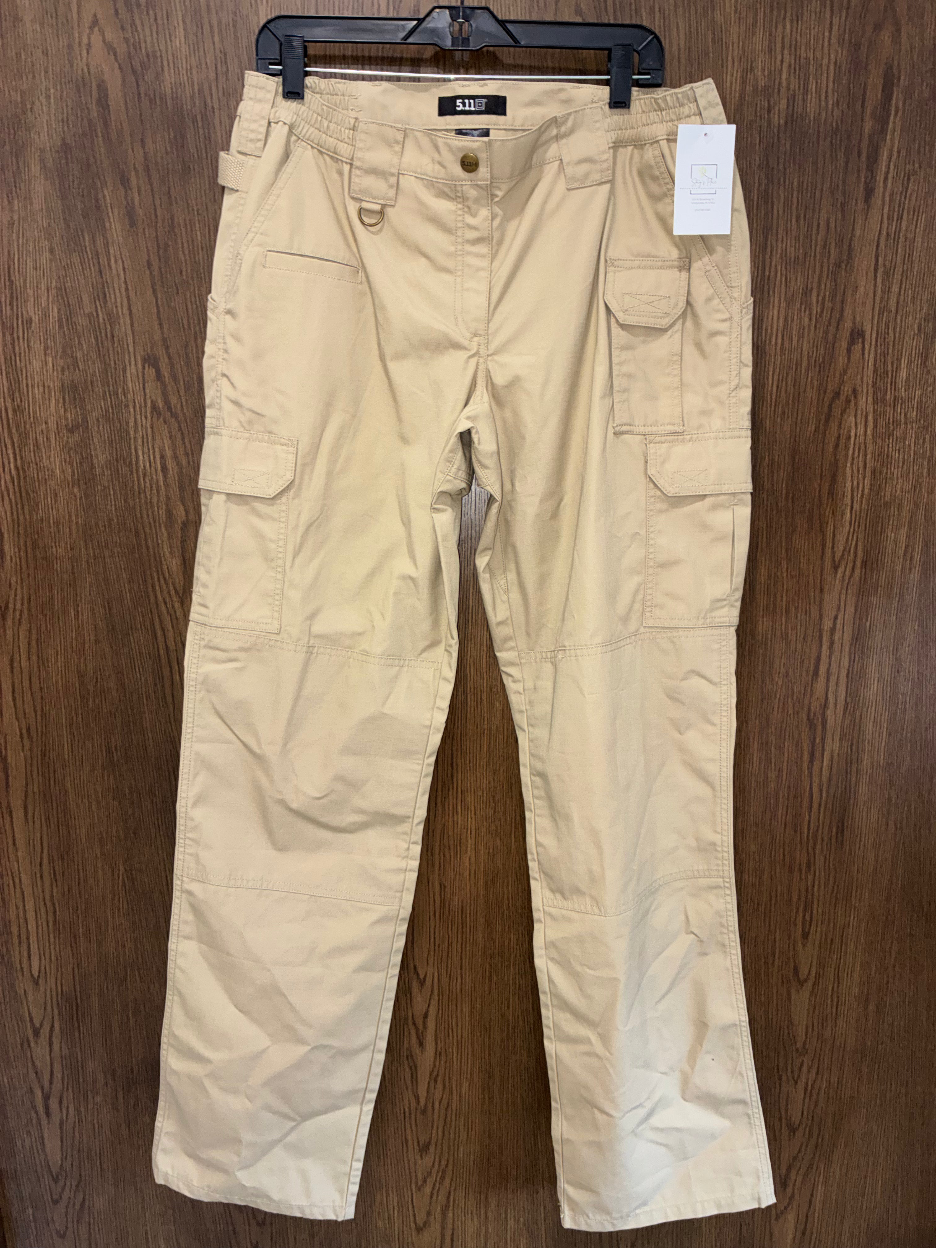 5.11 Tactical Women’s Cargo Pants Size 14 Long Khaki Tan Ripstop