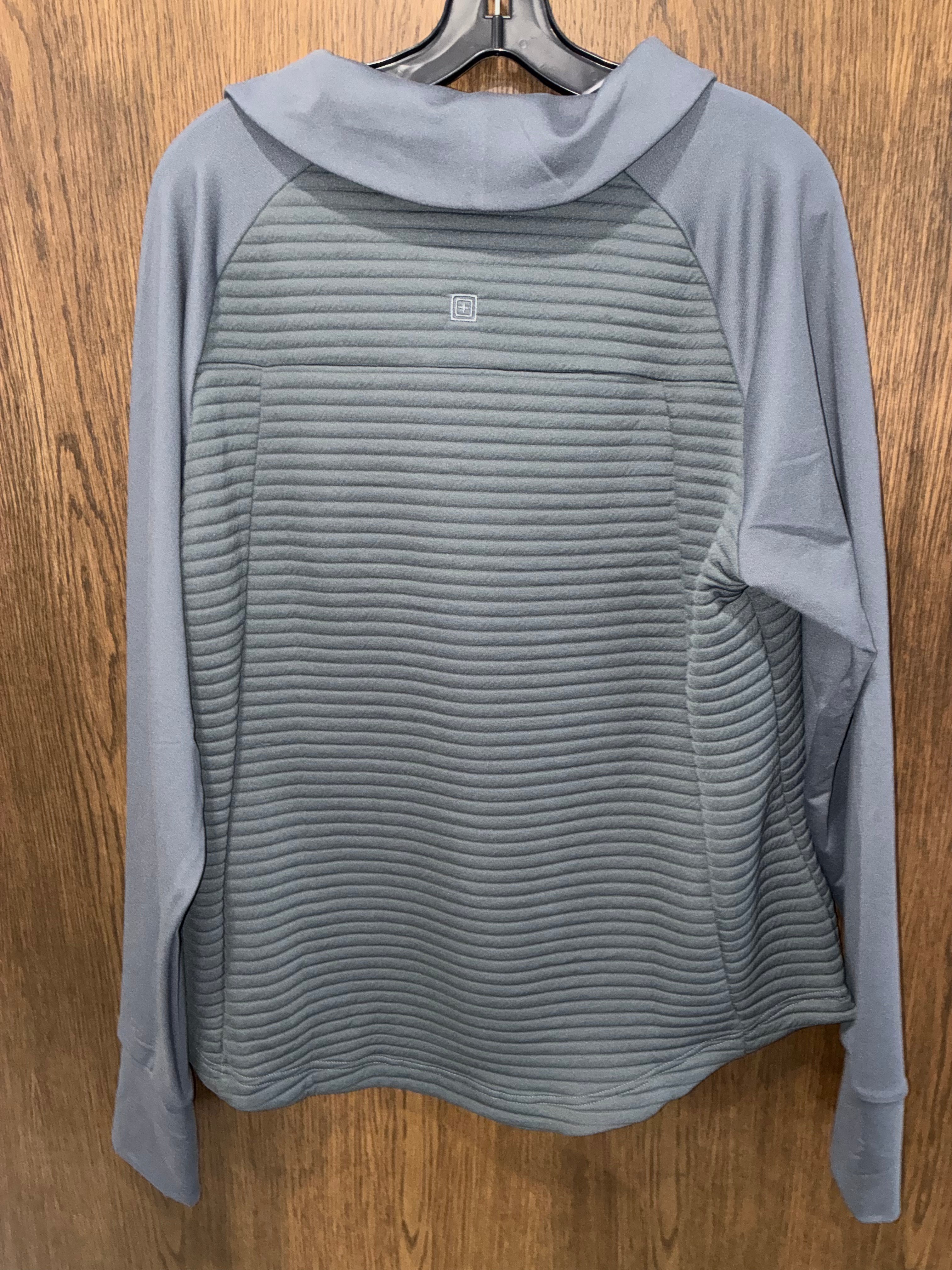 5.11 Tactical Women’s Kinetic Full Zip Jacket XL Grenade Gray Quilted Thumbholes 