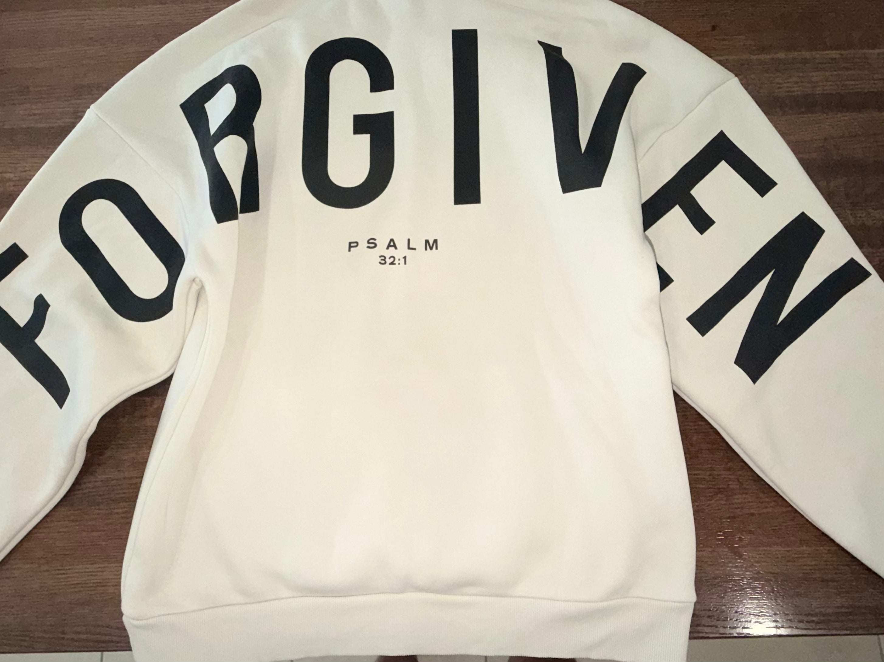 GLO Kingdom Essential Hoodie “ Forgiven” Small Oversized