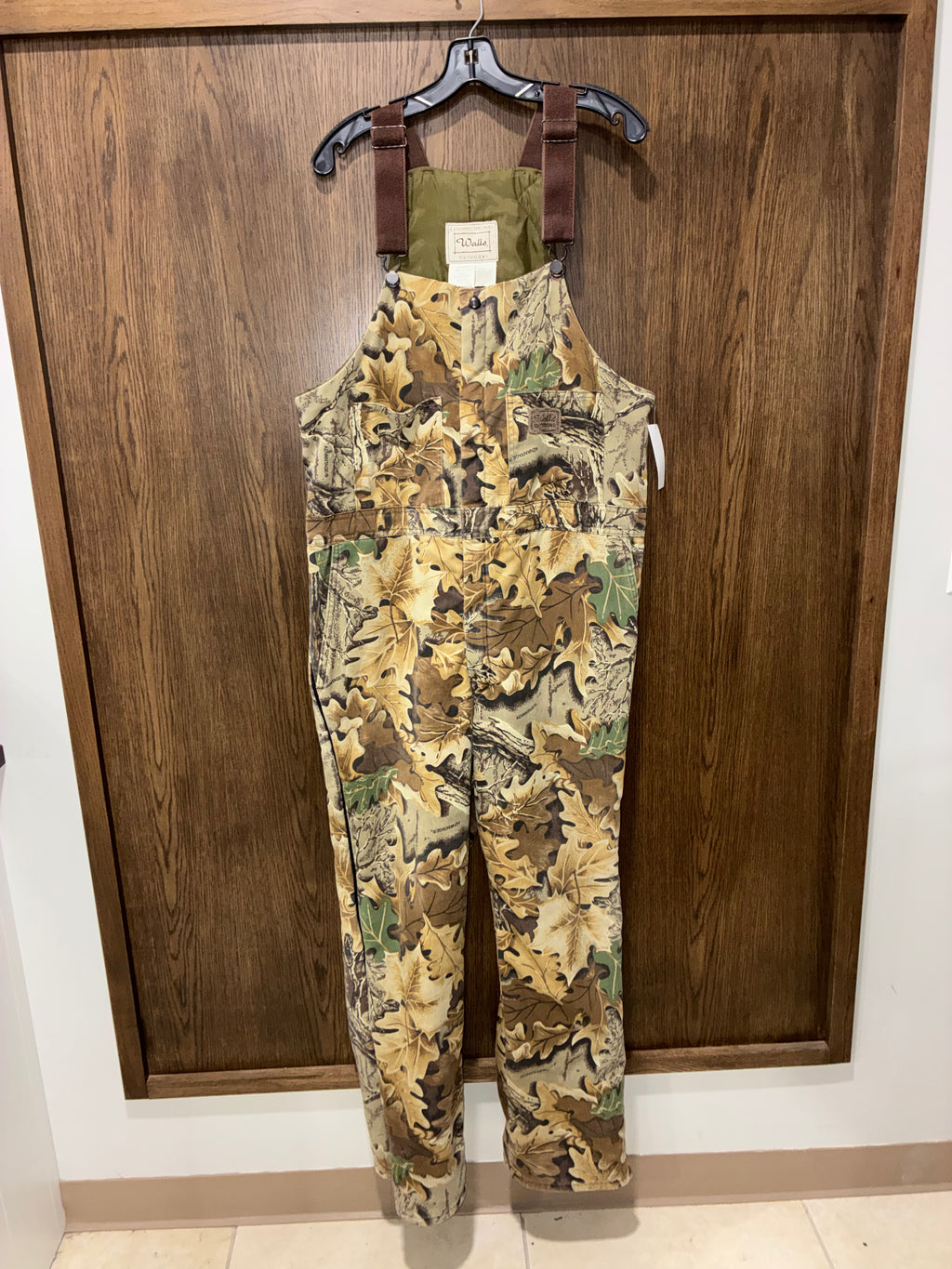 Vintage Walls Advantage Camo Insulated Bib Overalls Mens Large Tall 38-40 Hunting