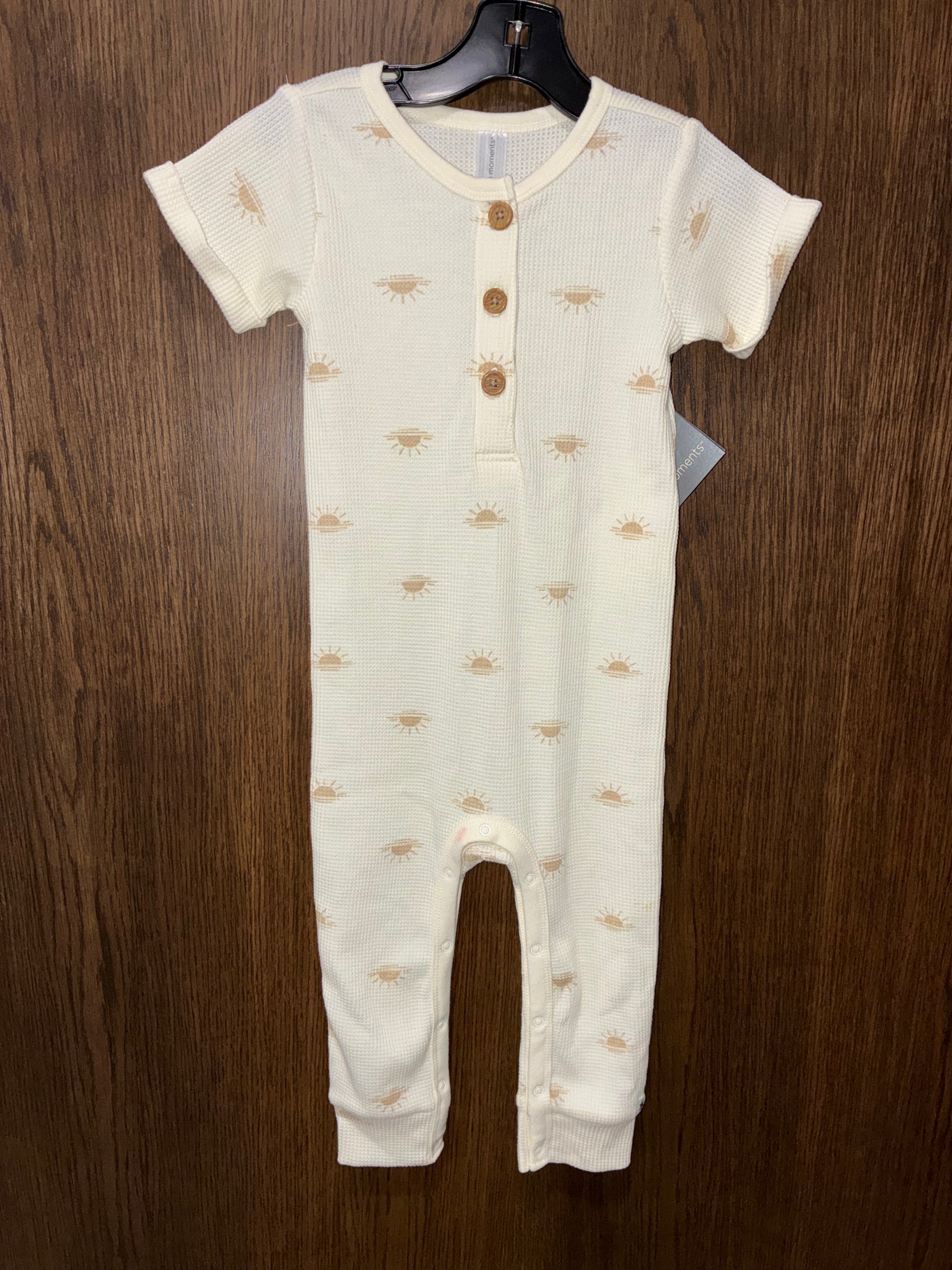 Modern Moments Boys Waffle Sun Romper Size 24 Months NWT