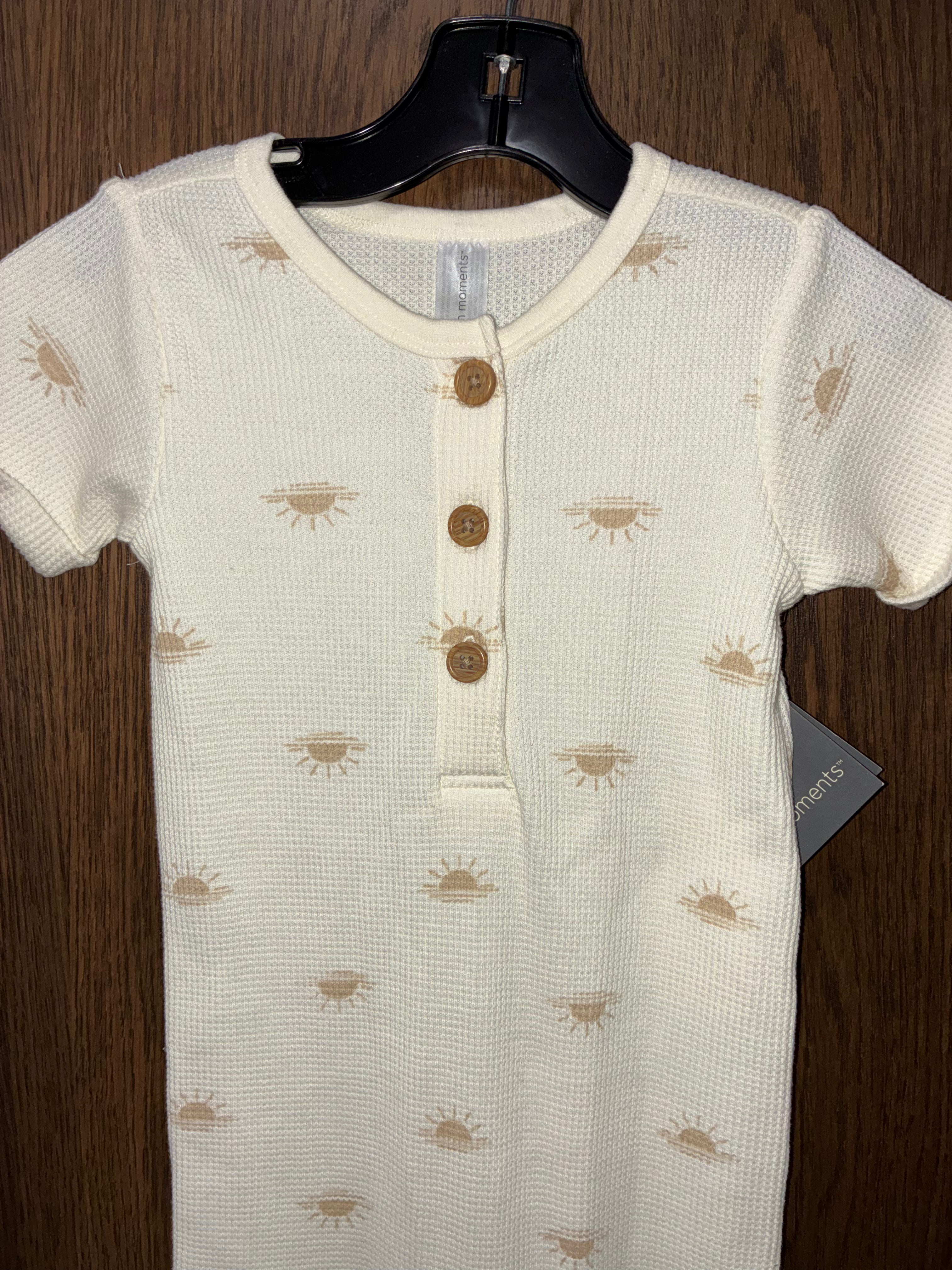 Modern Moments Boys Waffle Sun Romper Size 24 Months NWT