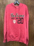 Indiana University Vintage Retro Hoodie Hooded Sweatshirt XL