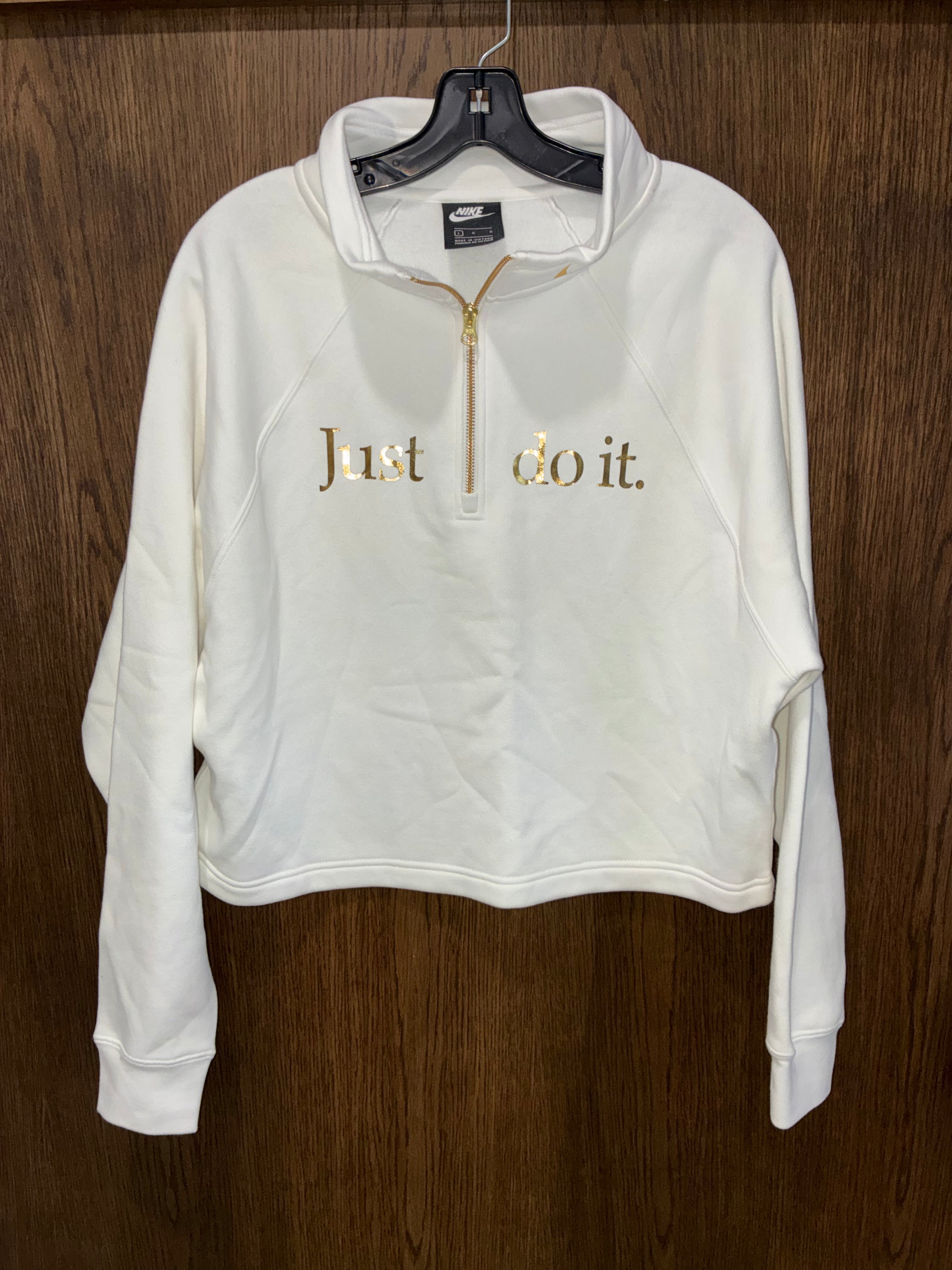 Nike Women’s Sportswear Funnel Neck 1/2 Zip Pullover Size Large NWOT