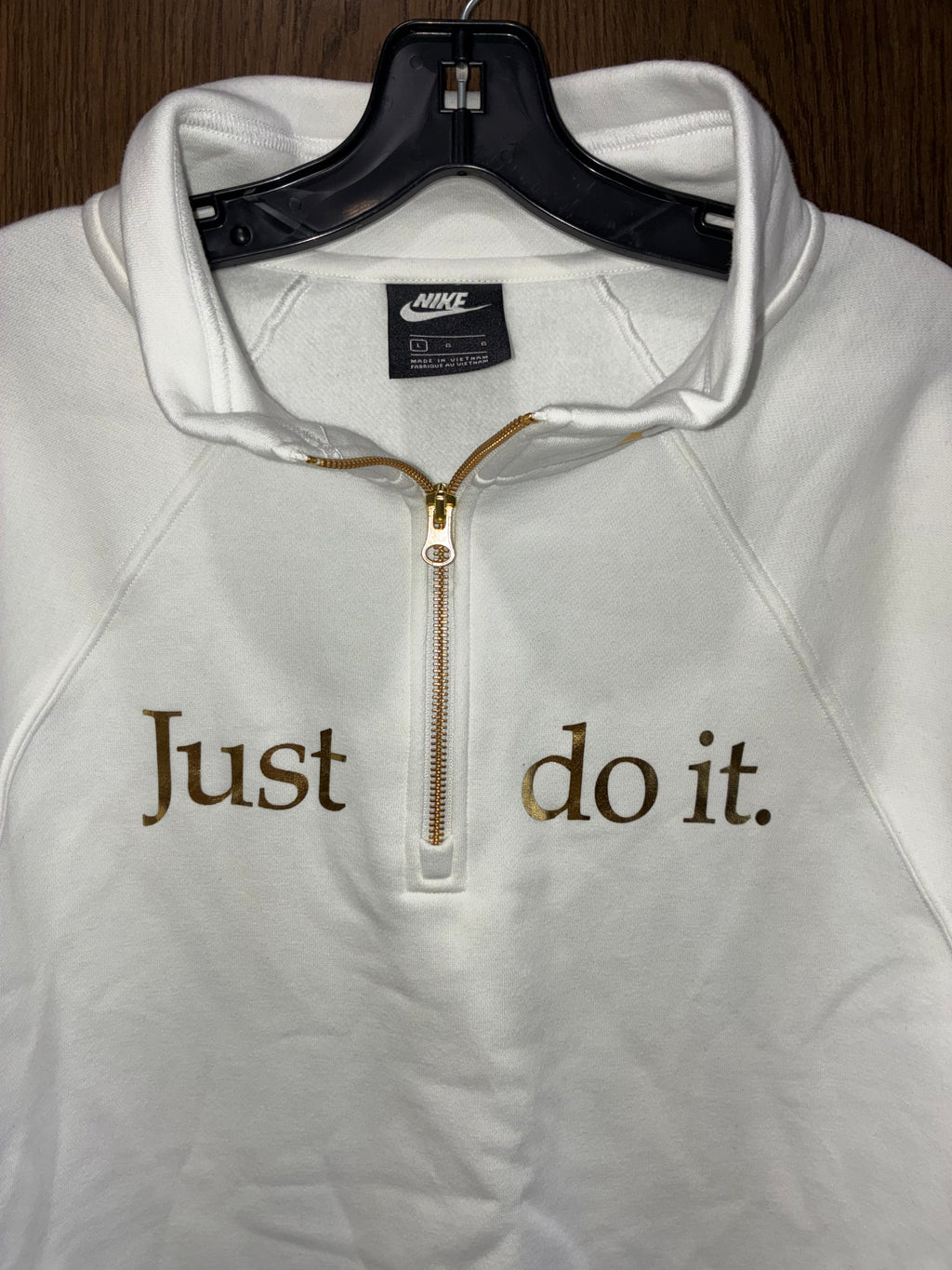 Nike Women’s Sportswear Funnel Neck 1/2 Zip Pullover Size Large NWOT