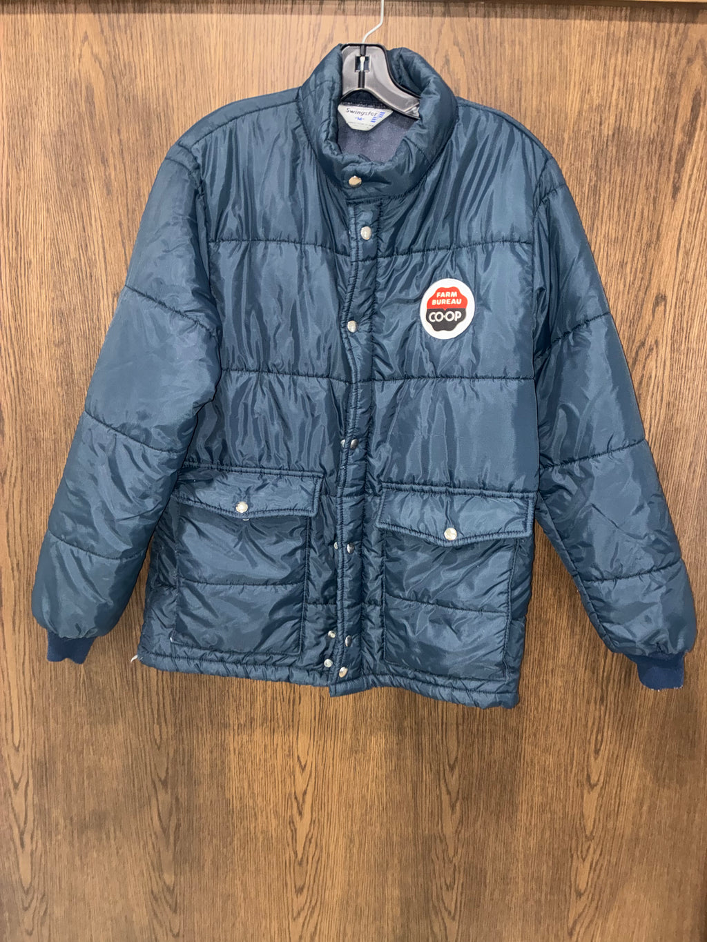 Vintage 80s Swingster Farm Bureau CO-OP Puffer Jacket Men’s M Made in USA