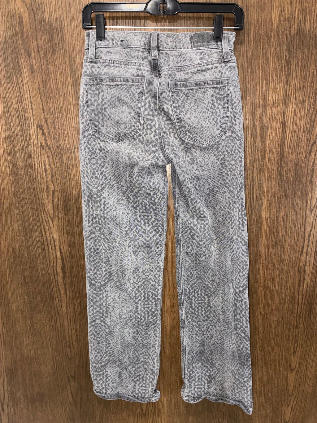 American Eagle Stretch Snake Print High-Waisted Stovepipe Jean Size 000