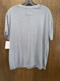 We The Free Nina Oversized Free People Boxy Tee Size Medium Blue Mirage