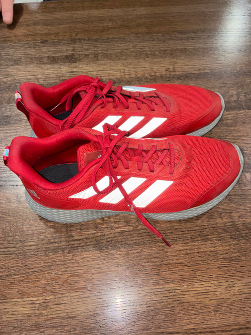 Adidas Edge Gameday EH3371 Men’s Size 14 Red Silver Training Running Shoes