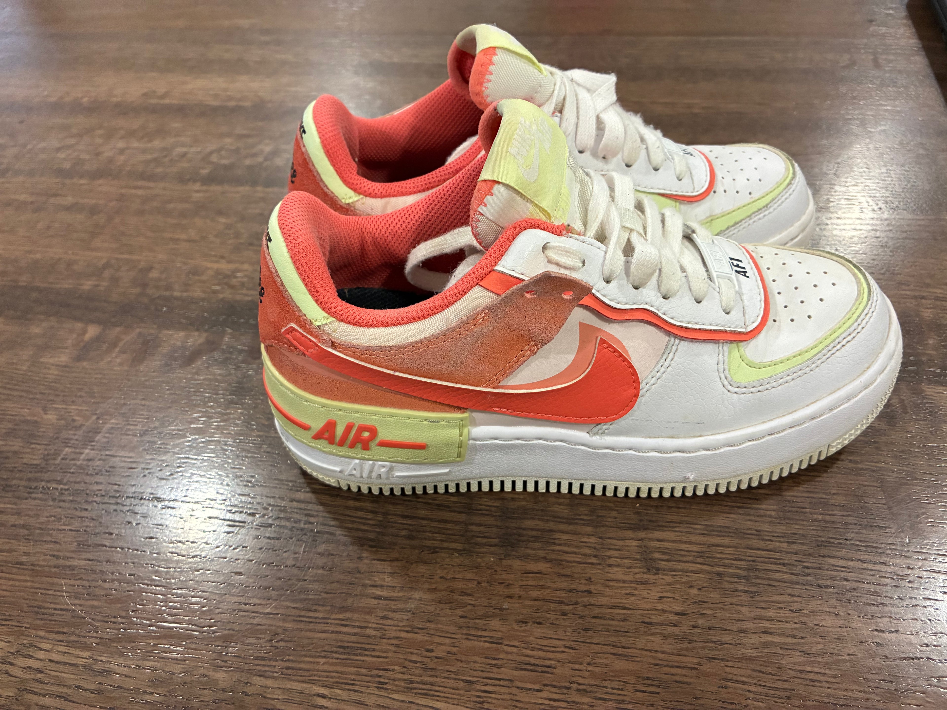 Nike Air Force 1 Shadow “White Magic Ember” Size Women’s 6