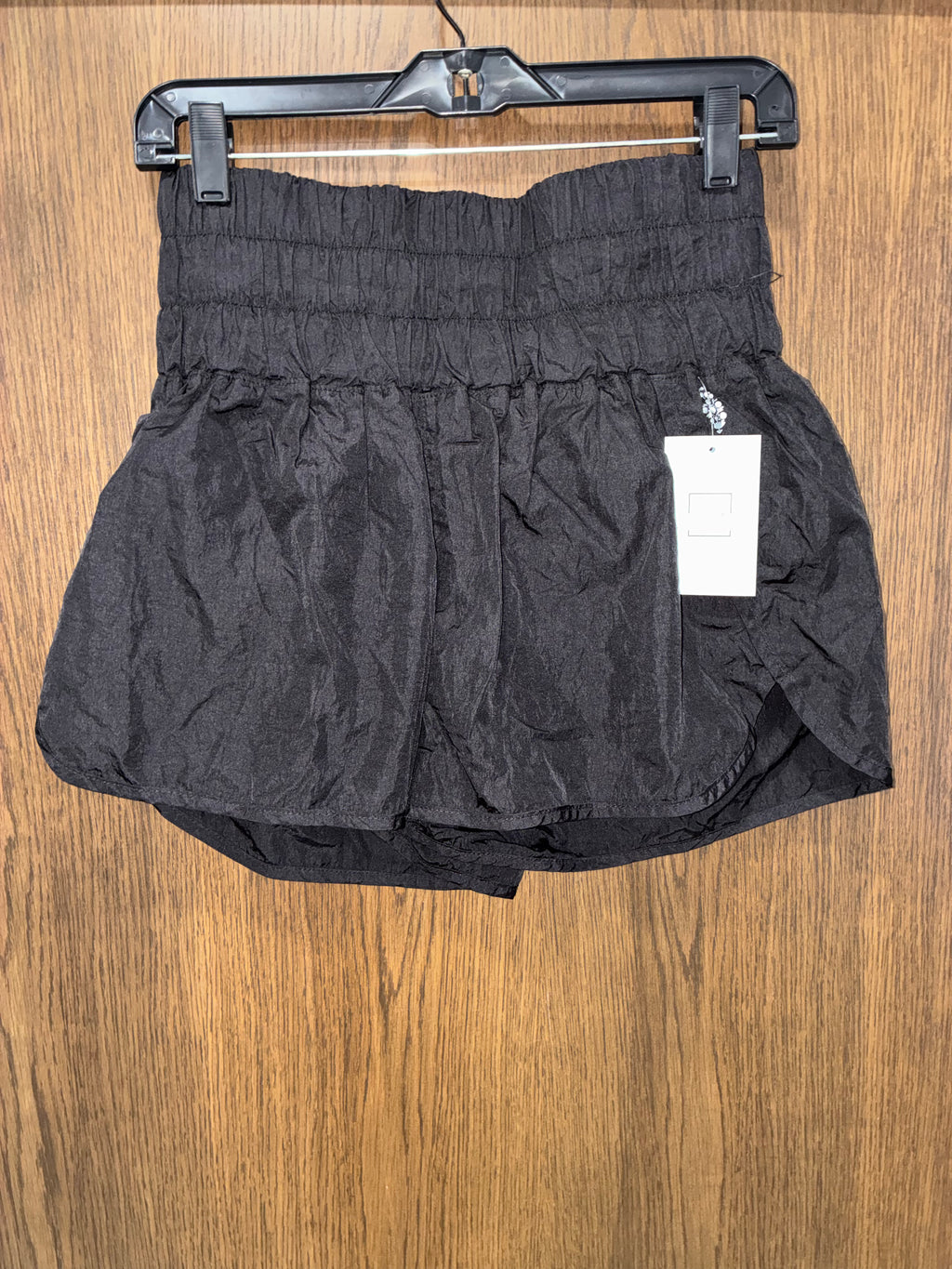 Women’s FP Movement by Free People “The Way Home” Run Shorts in Black Size Large