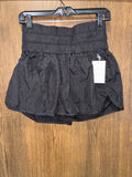 Women’s FP Movement by Free People “The Way Home” Run Shorts in Black Size Large