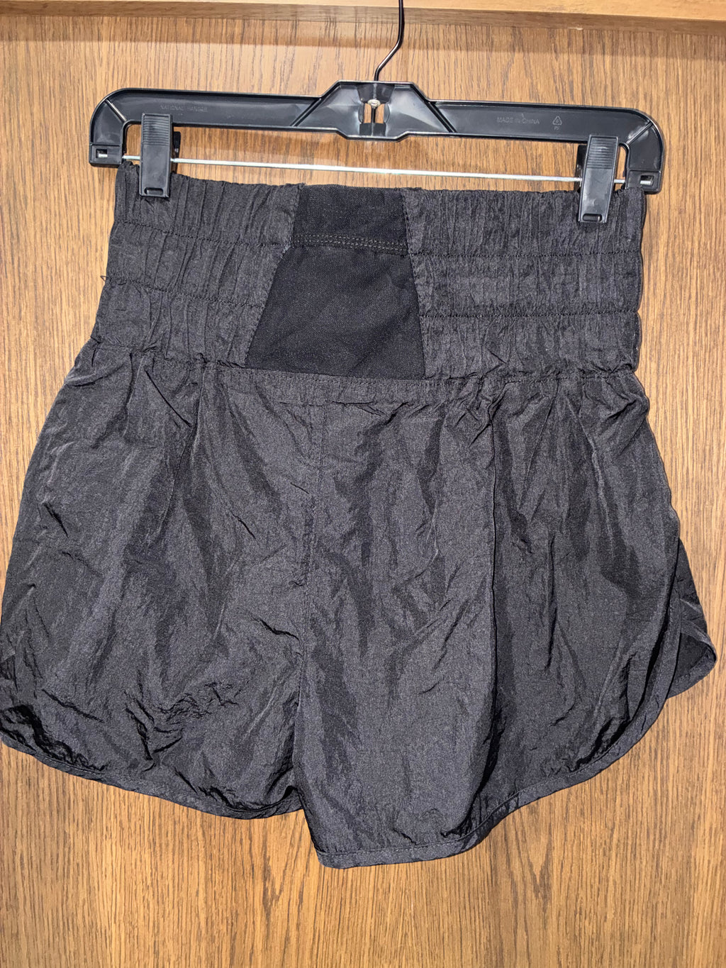 Women’s FP Movement by Free People “The Way Home” Run Shorts in Black Size Large