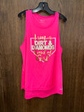 BCG Girls “I am a Dirt & Diamonds Kind of Girl” Tank Top YL 12