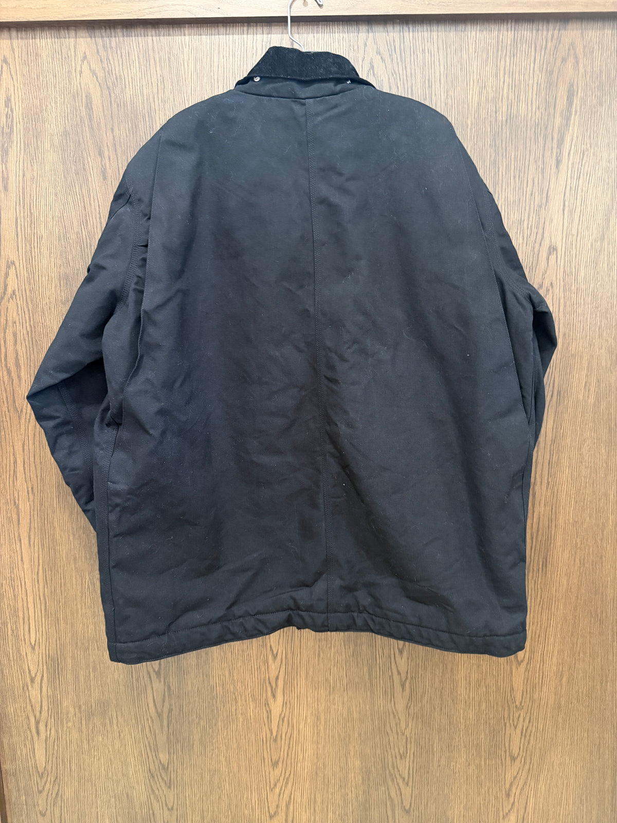 Carhartt 103825 C01-M Chore Coat Men’s XL Black Blanket Lined Duck Jacket NWOT