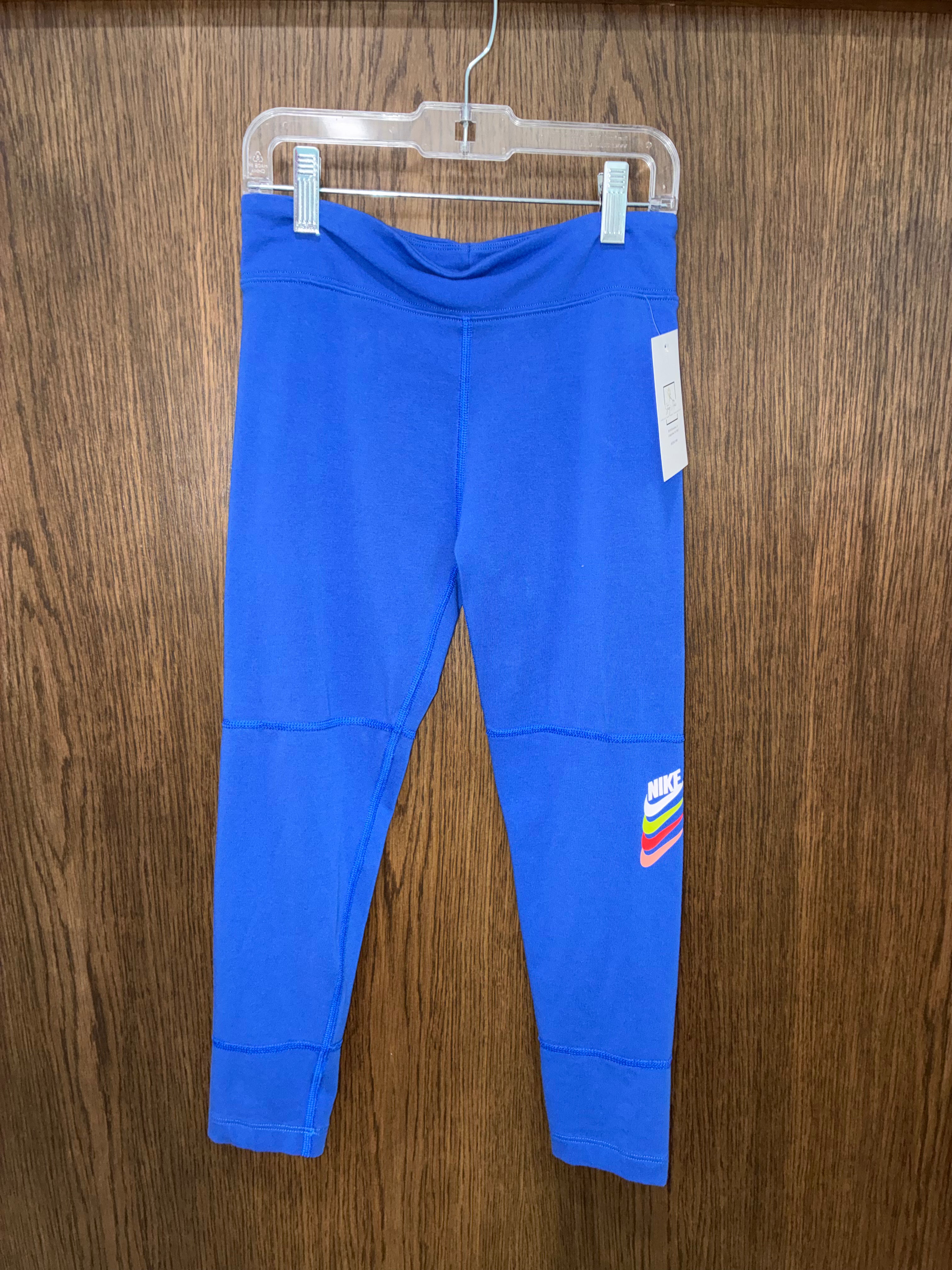 Nike Girls Cotton Leggings Size YSM 7/8