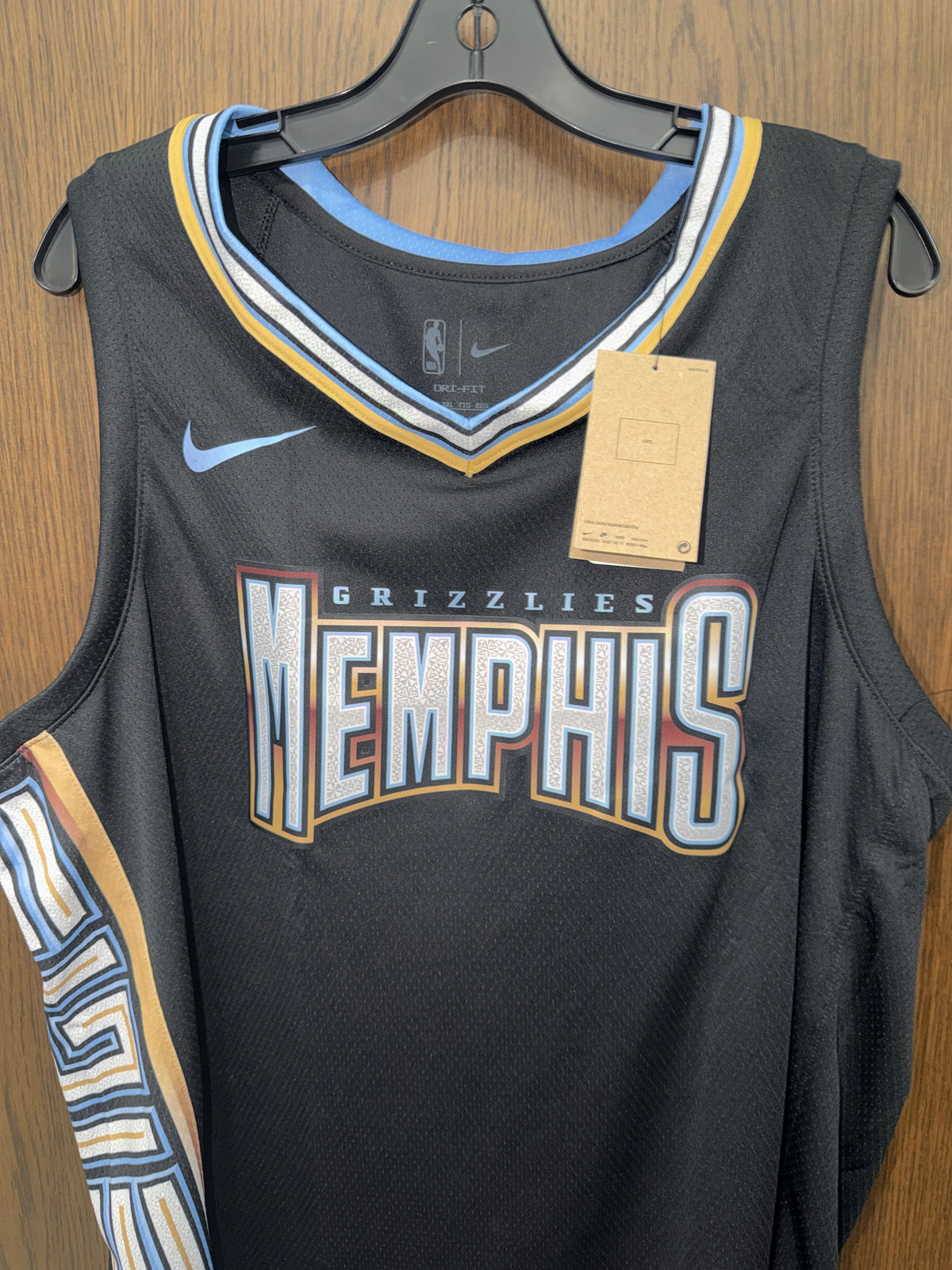 Nike Memphis Grizzlies 2022/23 City Edition Swingman Jersey Black Men’s XXL NWT