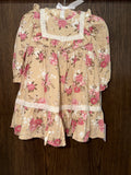 Haute Hippie Girls Floral Fall Dress Size 0-3 Months NWT