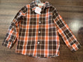 Marie Nicole Boys Fall Brown Plaid Flannel Size 8 NWT