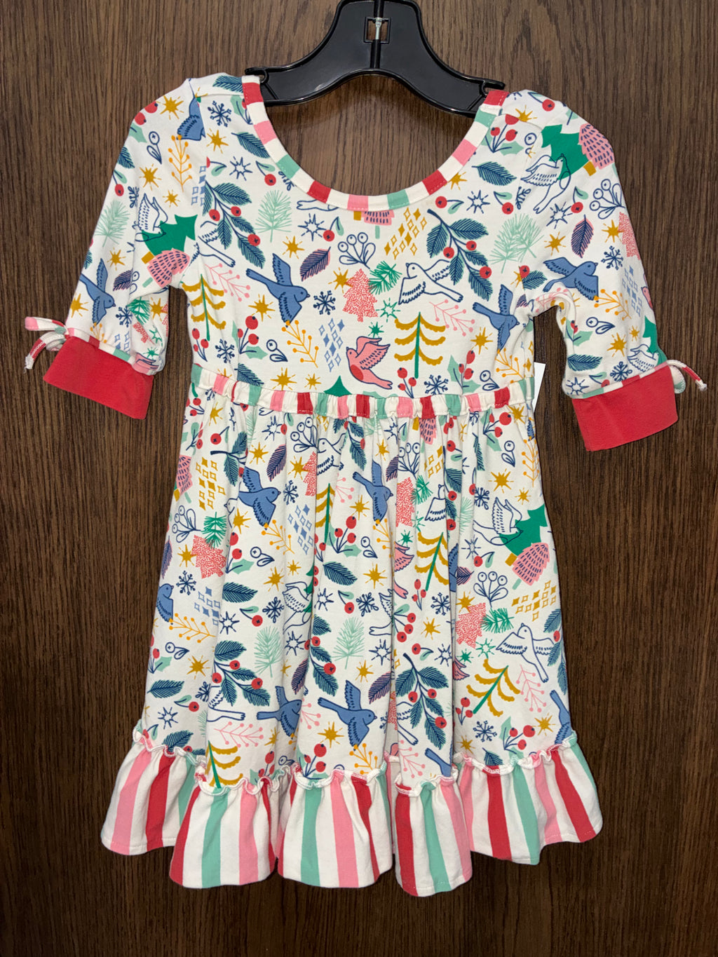 Wildflowers Girls Best Day Ever Merry Merry Christmas Dress Size 2